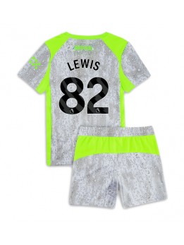 Billige Manchester City Rico Lewis #82 Tredjedraktsett Barn 2025-26 Kortermet (+ Korte bukser)